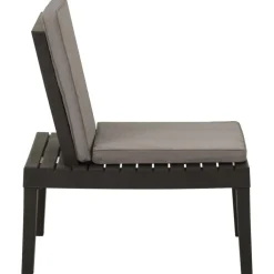 Loungestoel met kussen kunststof><noscript><img width=
