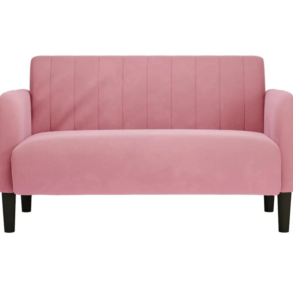Loveseat bank 109 cm fluweel>vidaXL Online
