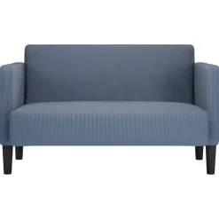 Banken*vidaXL Loveseat bank 109 cm corduroy stof Blauw