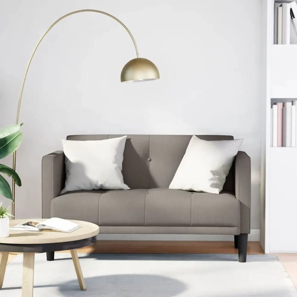 Loveseat Bank 111 cm Stof>vidaXL Hot
