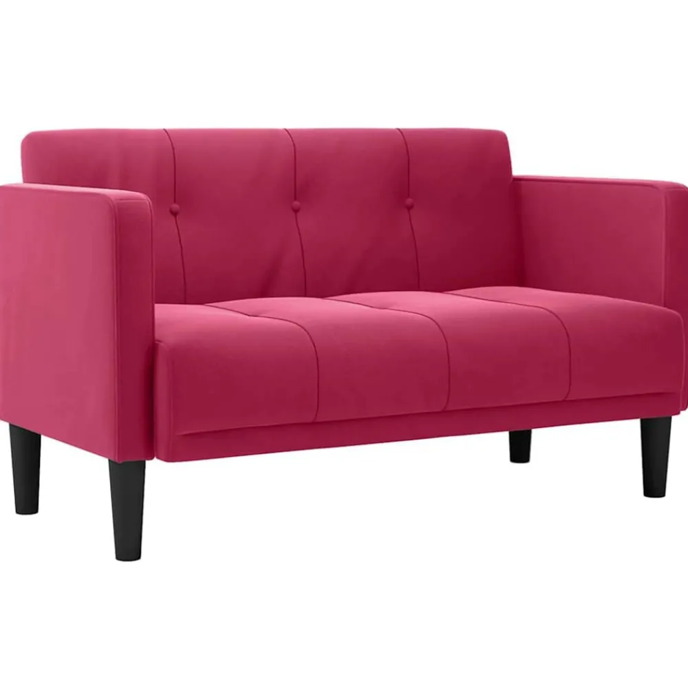 Loveseat bank 111 cm fluweel>vidaXL Outlet