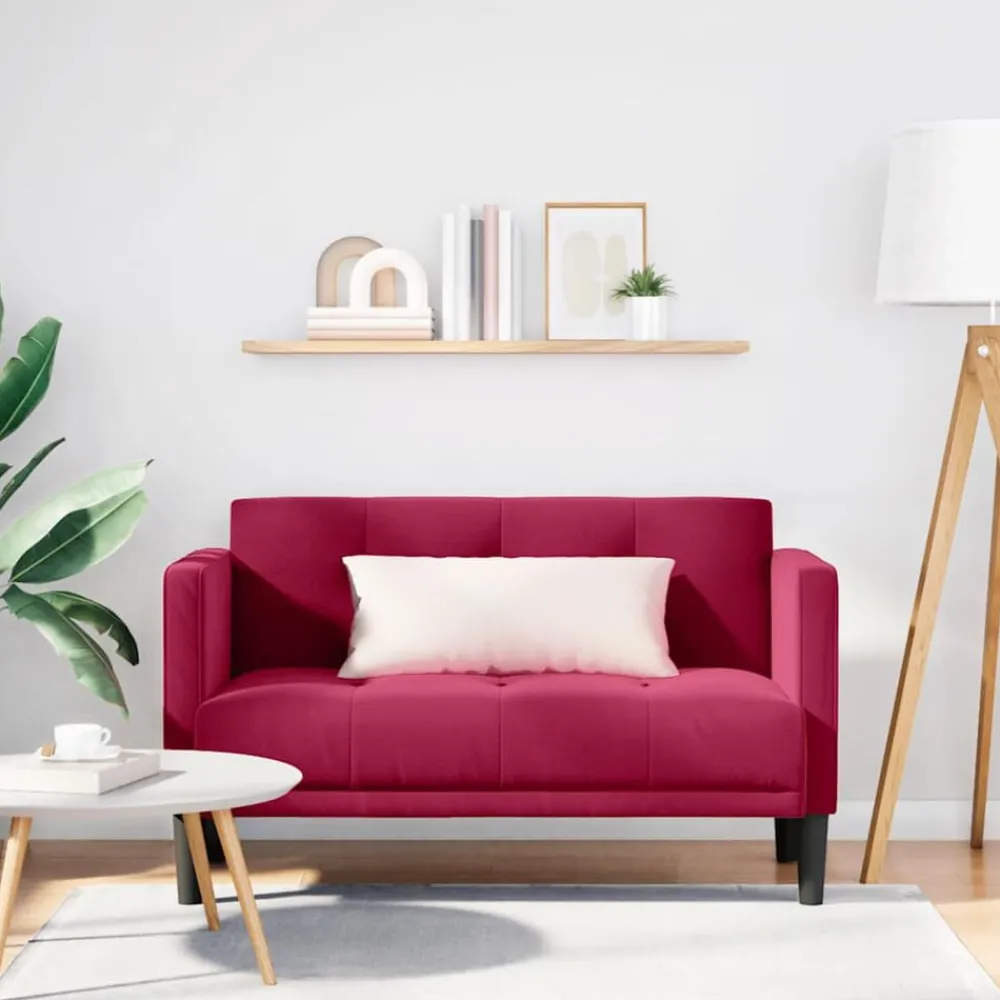 Loveseat bank 111 cm fluweel>vidaXL Outlet