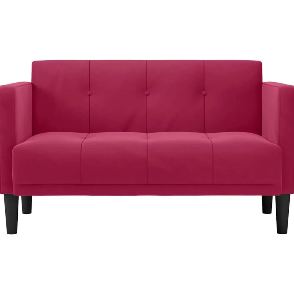 Loveseat bank 111 cm fluweel>vidaXL Outlet
