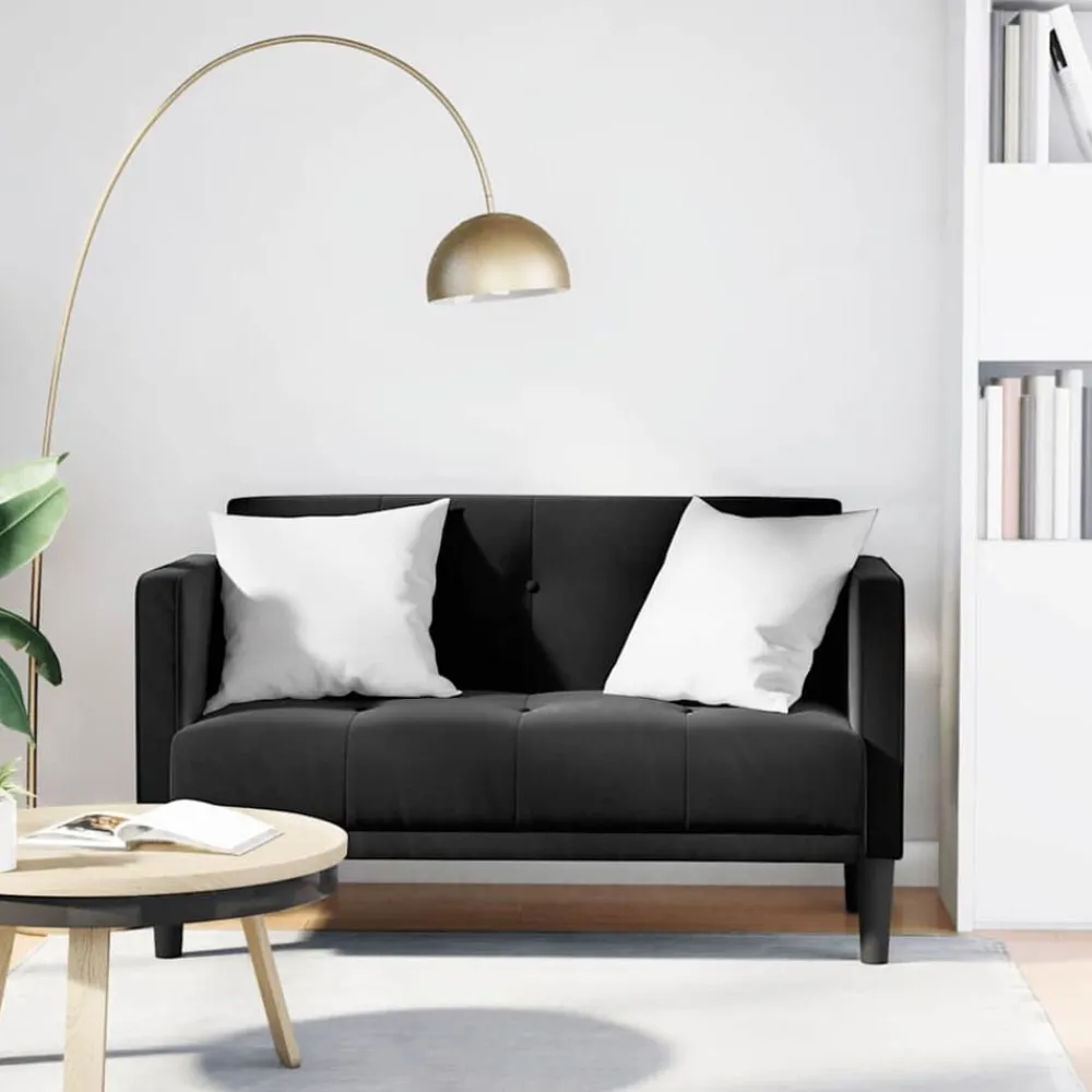 Loveseat bank 111 cm fluweel>vidaXL Online