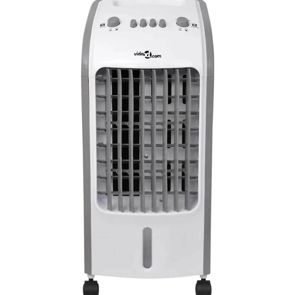 Huishoudelijke Apparaten*vidaXL Luchtkoeler draagbaar 80 W 4 L 25x26x56 cm