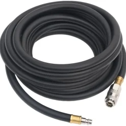 Luchtslang hybride 0,6'' 2 m rubber en pvc zwart><noscript><img width=