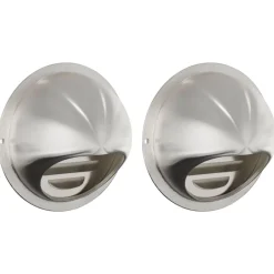 Huishoudelijke Apparaten*vidaXL Luchtventilatie roosters 2 pcs Zilver 80 mm Roestvrij staal