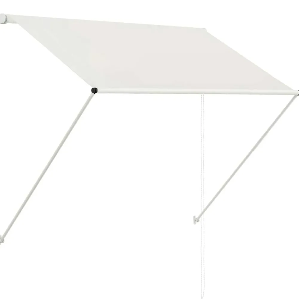 Luifel uittrekbaar 150x150 cm crème>vidaXL Online