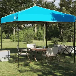 Tuin & Gazon*vidaXL Luifeltent 243 x 243 x 251 cm Stof Blauw