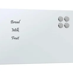 Magneetbord voor aan de wand 30x20 cm gehard glas>vidaXL Best