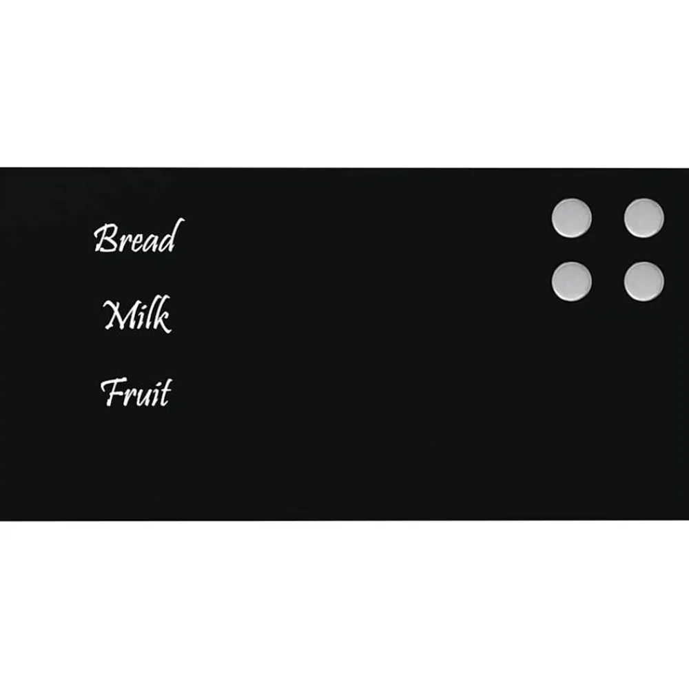 Magneetbord voor aan de wand 40x20 cm gehard glas>vidaXL Sale