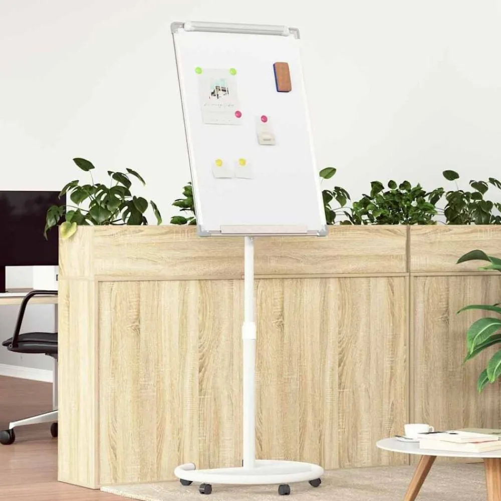 Magnetisch whiteboard en Wit 62 x 62,5 x 197 cm EPS>vidaXL Best