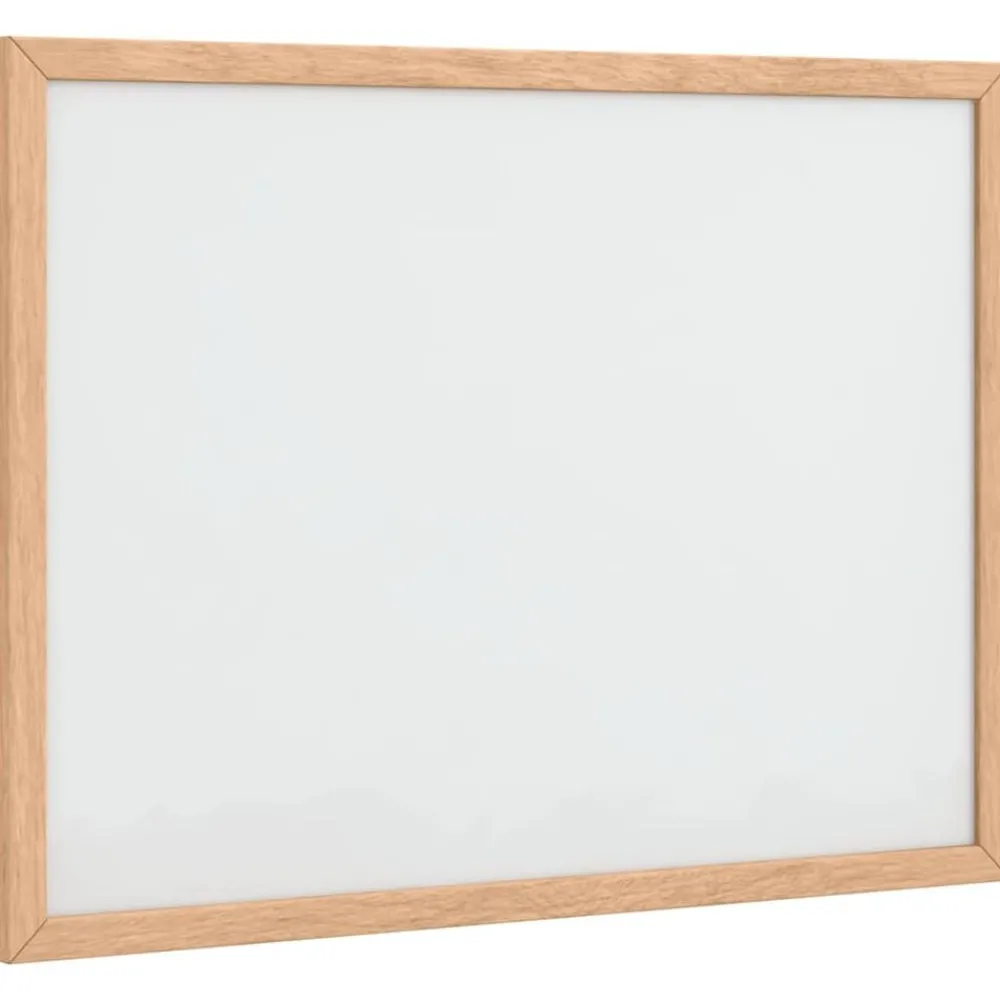 Kantoorartikelen*vidaXL Magnetisch whiteboard met massief grenenhouten frame 40x30 cm