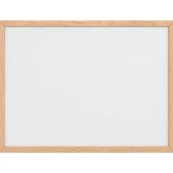Kantoorartikelen*vidaXL Magnetisch whiteboard met massief grenenhouten frame 40x30 cm