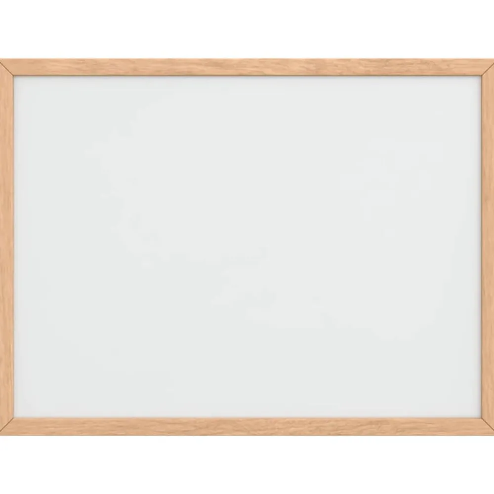 Kantoorartikelen*vidaXL Magnetisch whiteboard met massief grenenhouten frame 40x30 cm