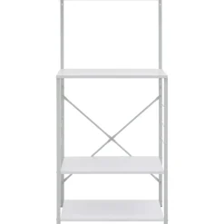 Keuken & Eetkamer*vidaXL Magnetronkast 60x39,6x123 cm bewerkt hout Wit