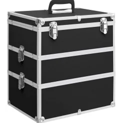 Make-up koffer 37x24x40 cm aluminium>vidaXL Outlet