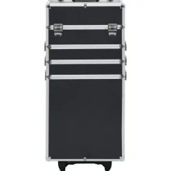 Bagage & Tassen*vidaXL Make-up trolley aluminium Zwart