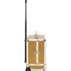 Make-up trolley 35x29x45 cm aluminium kleurig><noscript><img width=