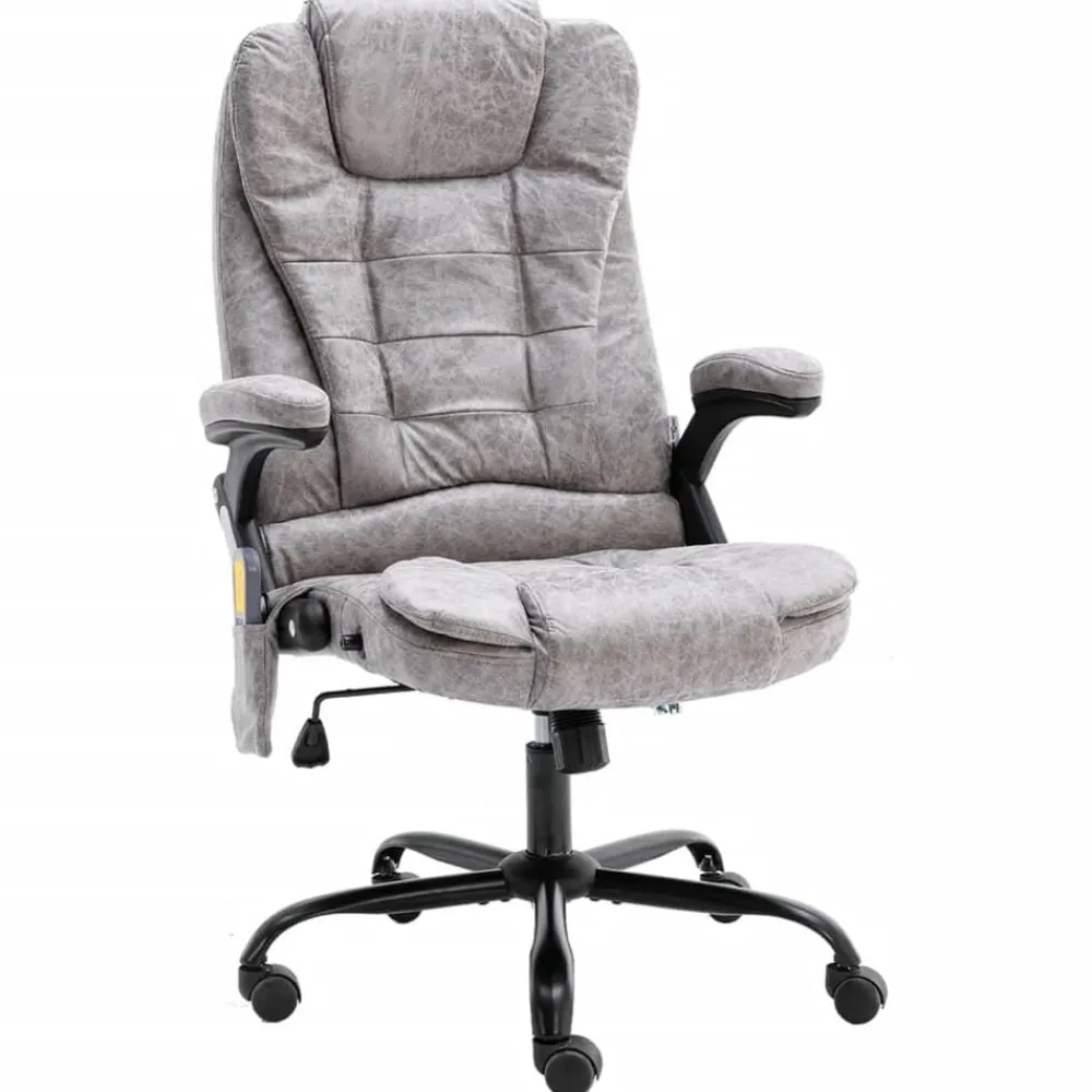 Massagekantoorstoel kunstsuède>vidaXL Online