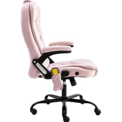 Kantoormeubelen*vidaXL Massagekantoorstoel fluweel Roze