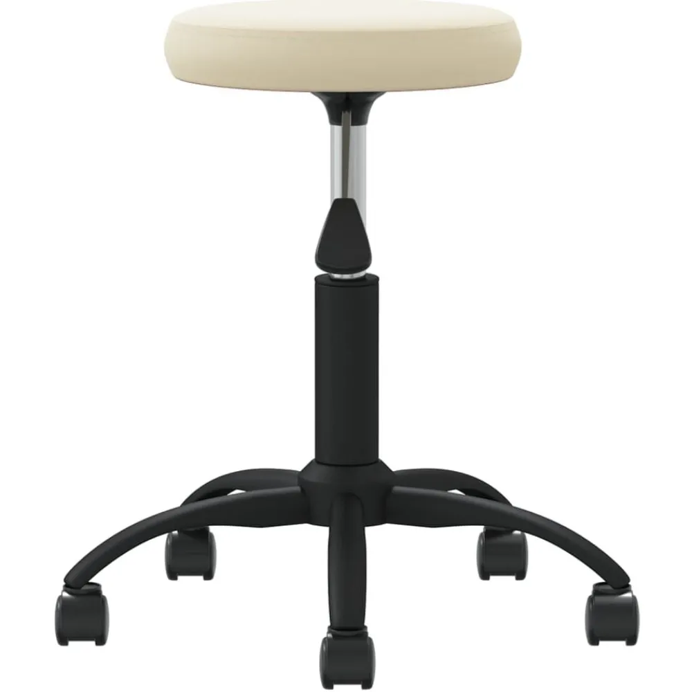 Uiterlijk & Gezondheid*vidaXL Massagekruk fluweel crèmekleurig Crème