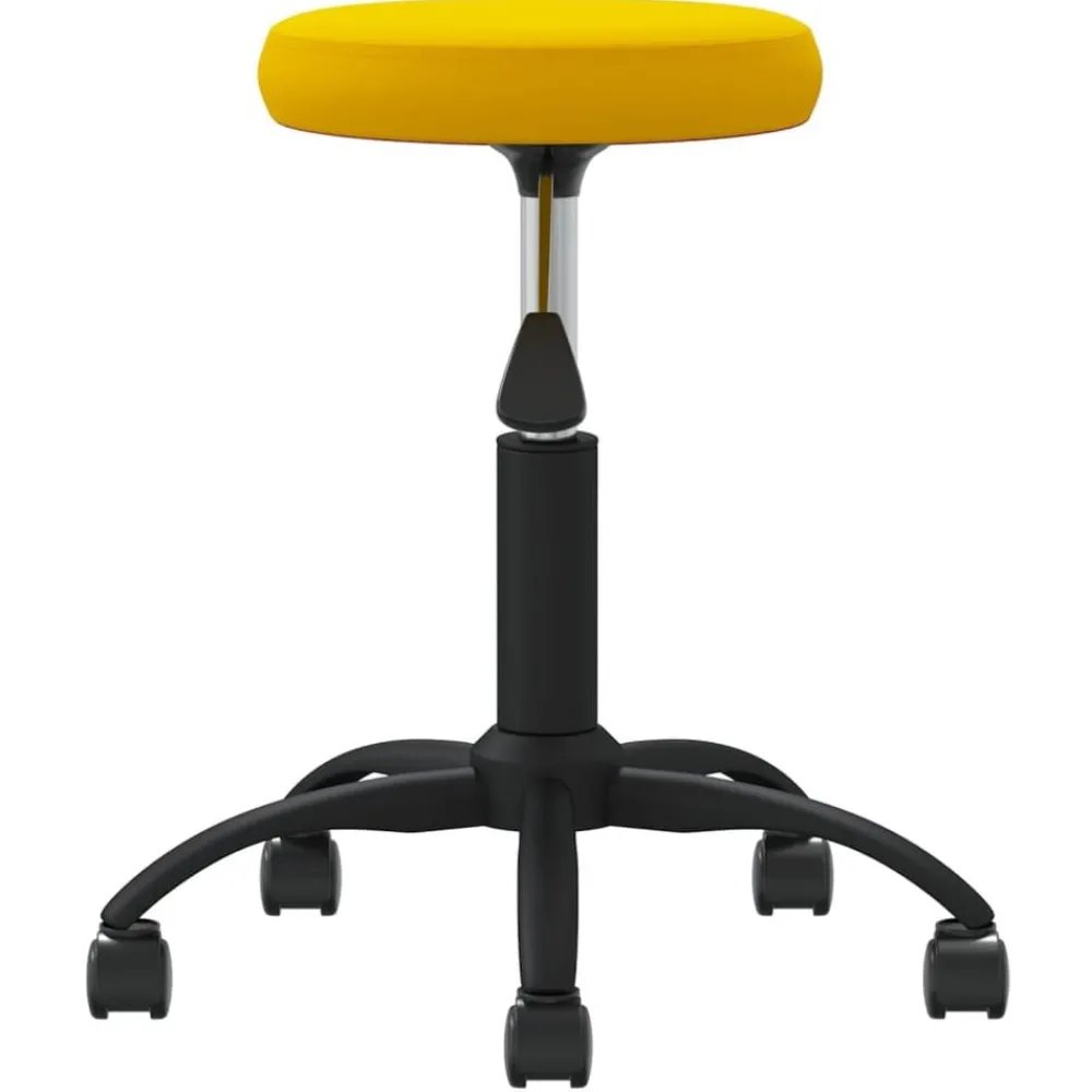 Uiterlijk & Gezondheid*vidaXL Massagekruk fluweel Mosterdgeel