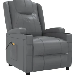 Massagestoel elektrisch kunstleer kleurig><noscript><img width=