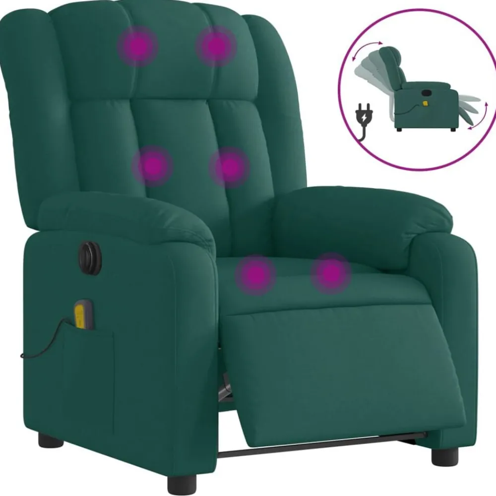 Massagestoel elektrisch verstelbaar stof>vidaXL Discount