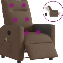 Massagestoel elektrisch verstelbaar stof>vidaXL