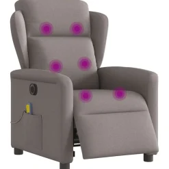 Massagestoel elektrisch verstelbaar stof><noscript><img width=