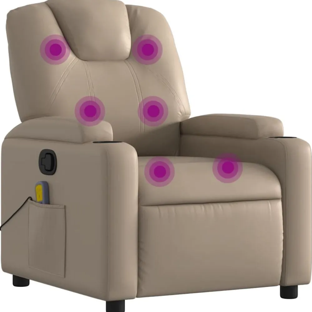 Massagestoel verstelbaar kunstleer kleurig>vidaXL Best