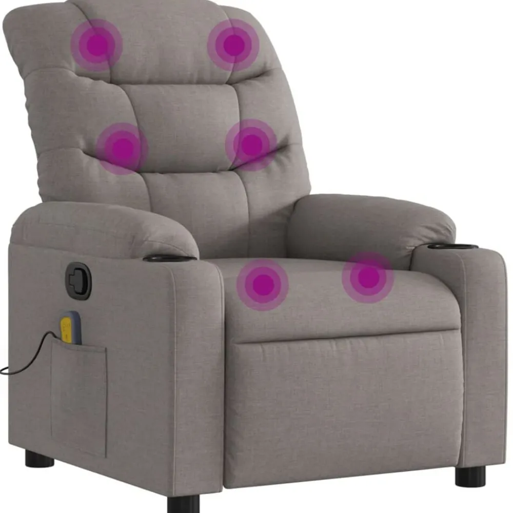 Massagestoel verstelbaar stof>vidaXL Outlet