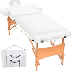 Massagetafel 10 cm dik 2 zones inklapbaar>vidaXL Hot