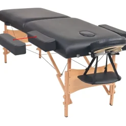 Massagetafel- en krukset inklapbaar 2 zones 10 cm dik><noscript><img width=