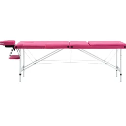 Massagetafel inklapbaar 3 zones aluminum>vidaXL Discount