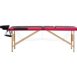 Massagetafel inklapbaar 3 zones hout>vidaXL Clearance