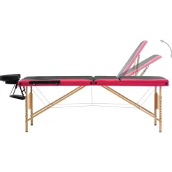 Massagetafel inklapbaar 3 zones hout><noscript><img width=