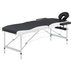 Massagetafel inklapbaar 2 zones aluminium>vidaXL New