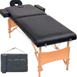 Massagetafel inklapbaar 2 zones 10 cm dik>vidaXL New