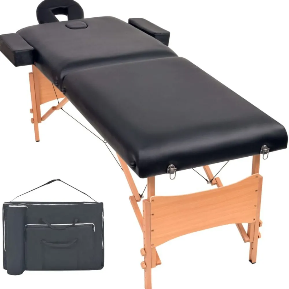 Massagetafel inklapbaar 2 zones 10 cm dik>vidaXL New