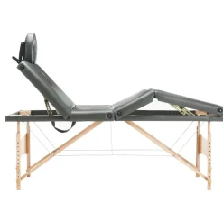 Massagetafel met 4 zones 186x68 cm houten frame><noscript><img width=
