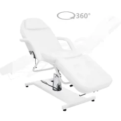 Massagetafel 180x62x(87-112) cm wit>vidaXL Online