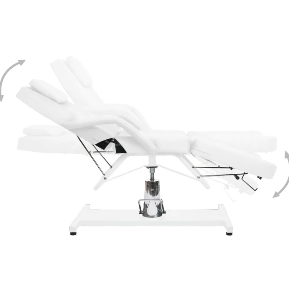 Massagetafel 180x62x(87-112) cm wit>vidaXL Online