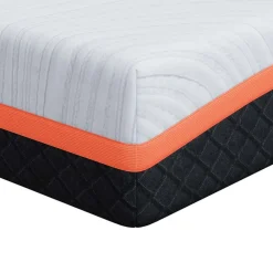 Bedden & Accessoires*vidaXL Matras Wit en Grijs 80 x 160 cm Jacquard stof