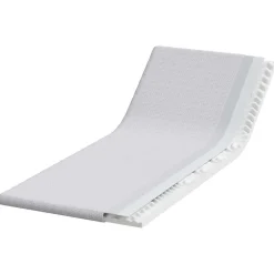 Linnengoed*vidaXL matrastopper Wit 80 x 200 cm Jacquard Stof