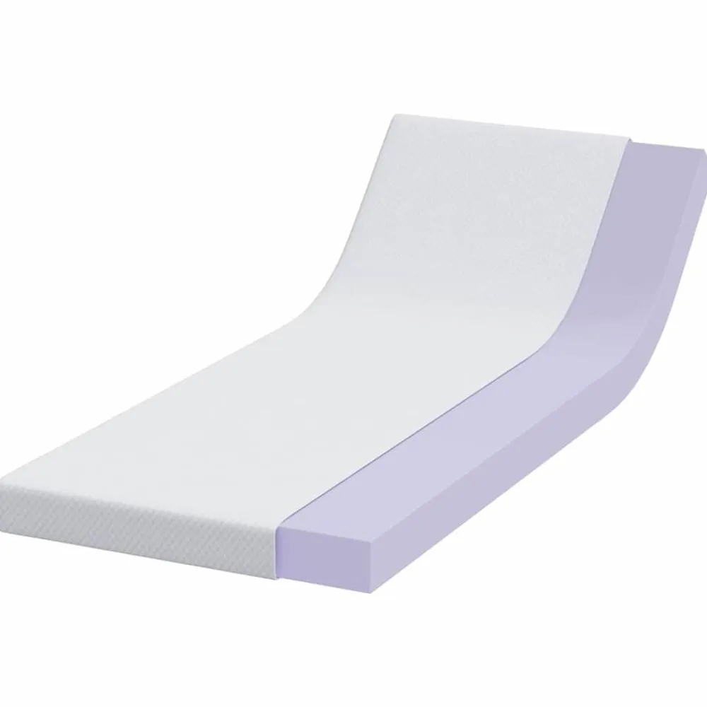Linnengoed*vidaXL matrastopper Wit 80 x 200 cm Jacquard Stof