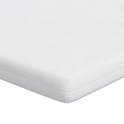 Linnengoed*vidaXL matrastopper Wit 80 x 200 cm Jacquard stof