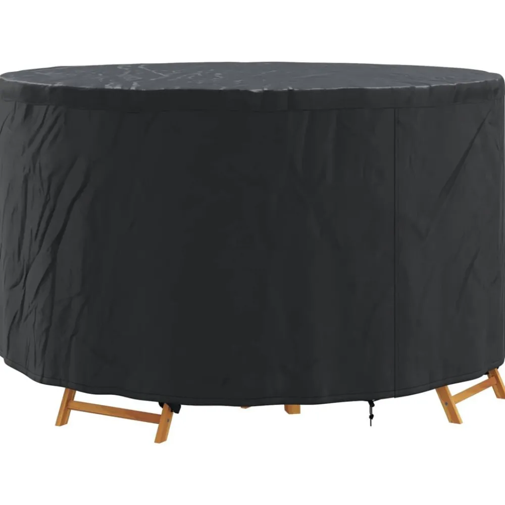 Accessoires Voor Tuinmeubelen*vidaXL Meubelhoes Zwart 157 x 157 x 71 cm 600D Oxford Stof