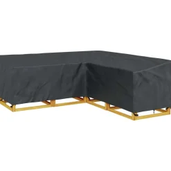 Accessoires Voor Tuinmeubelen*vidaXL Meubelhoes Zwart 235 x 235 x 85 cm 210D Oxford Stof